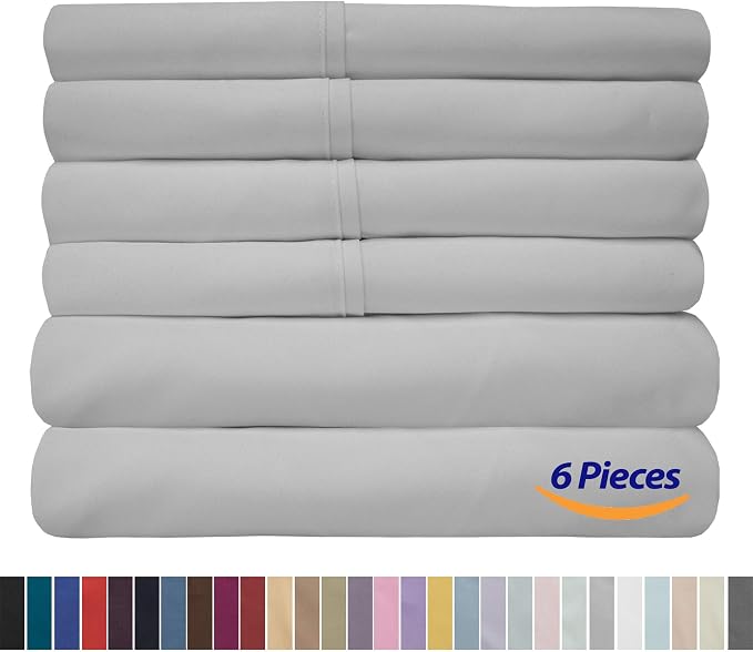 Sweet Home Collection 6 Piece 1500 Supreme Collection Brushed Microfiber Deep - Image 6