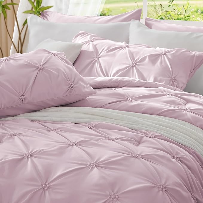 BEDELITE Light Purple King Size Comforter Set - Image 6