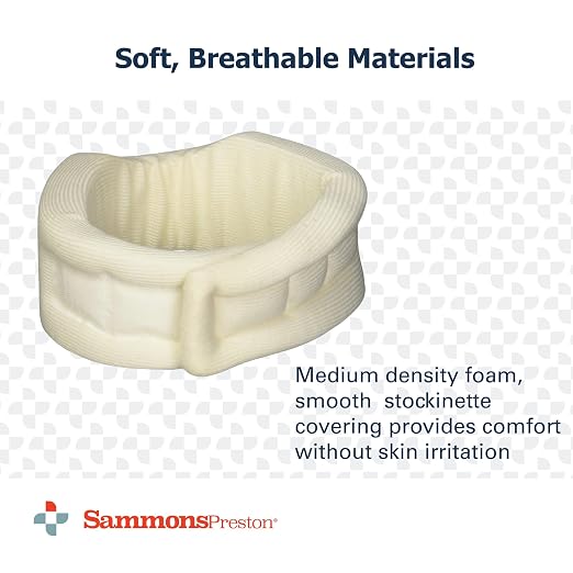 Sammons Preston Universal Contour Cervical Brace, Adjustable Hook and Loop - Image 3
