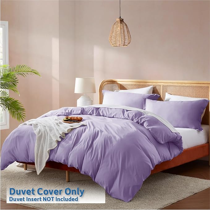 Nestl Lavender Duvet Cover Queen Size - Image 2