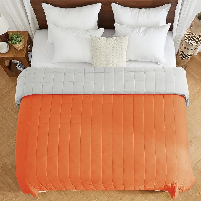 King Size Weighted Blanket for Adults Cooling Heavy Blanket for Sleeping - Image 8