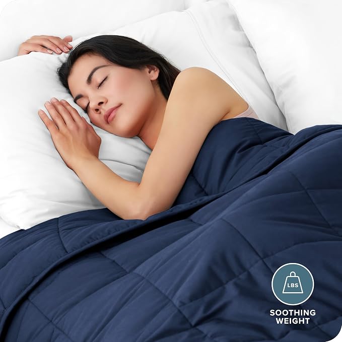 Bare Home Weighted Blanket Full or Queen Size 15lb - Image 2
