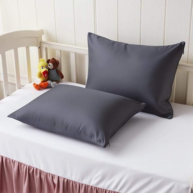 4 Pack Cooling Toddler Pillow Cases, Viscose Derived from Bamboo Small Pillow - Image 2