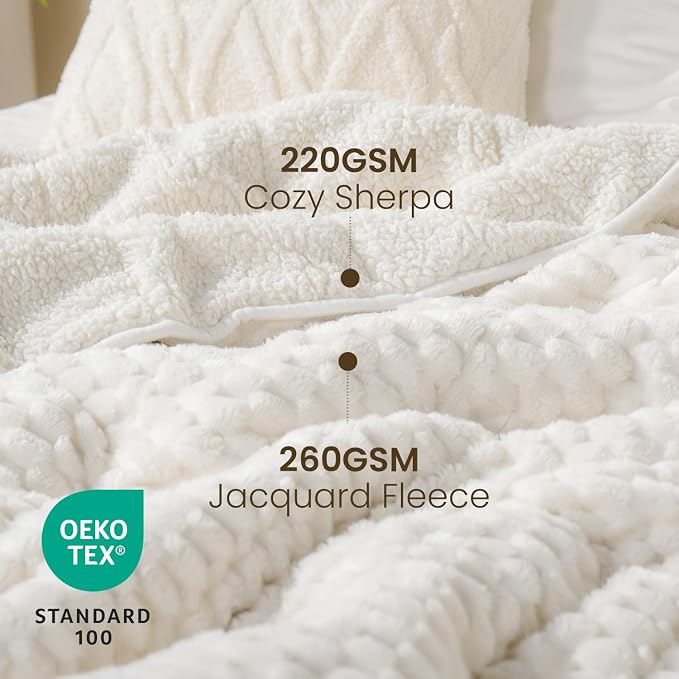 Drewin Weighted Blanket for Adults Queen Size 15lbs, Soft Cozy Turtleback - Image 2