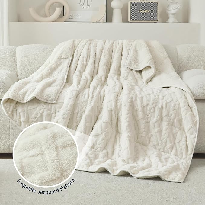 Wemore Weighted Blanket for Adults Twin Size 20 lbs, Dual Sided Soft Fuzzy - Image 5