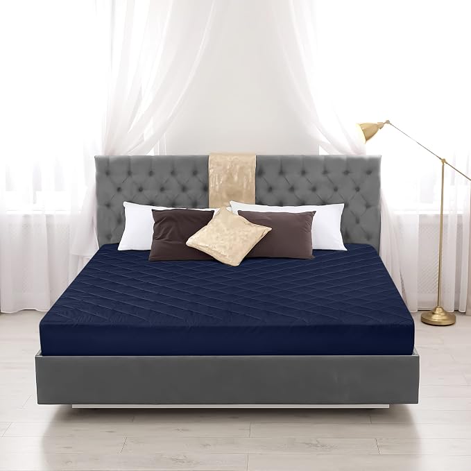 Utopia Bedding Quilted Fitted Mattress Pad, Queen Size, Elastic Fitted Mattress - Image 7