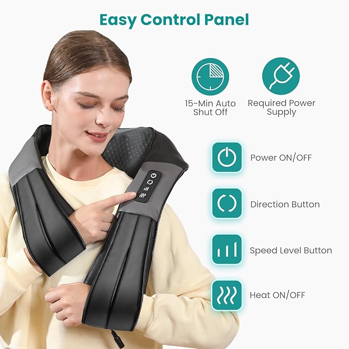 Nekteck Shiatsu Neck Massager - Image 6