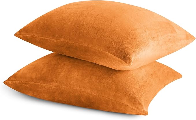 BEDELITE Flannel Pillowcases Standard Set of 2, Super Soft Fleece Pillow Case - Image 9