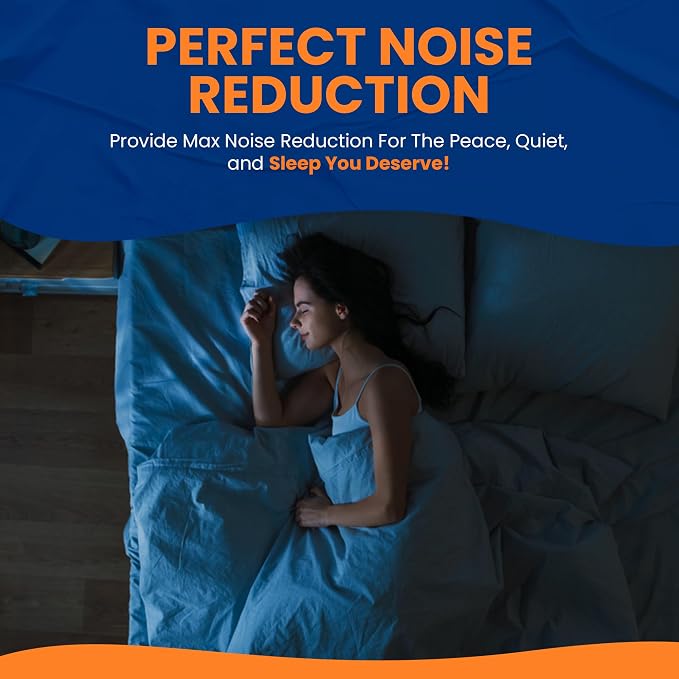 100 Pairs of Orange Reusable Ear Plugs - Image 3