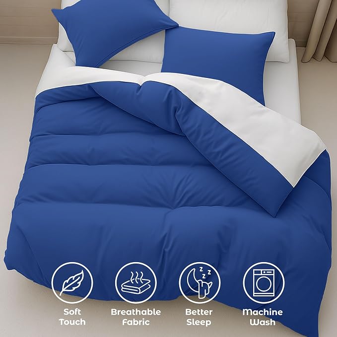 Pure Bedding Duvet Cover Queen Size - Image 4