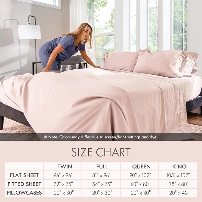 ClevaHome King Size Sheet Set - Image 5