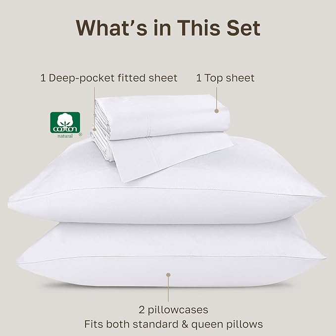 California Design Den Luxury Sheets Full Size Bed Set - Image 4
