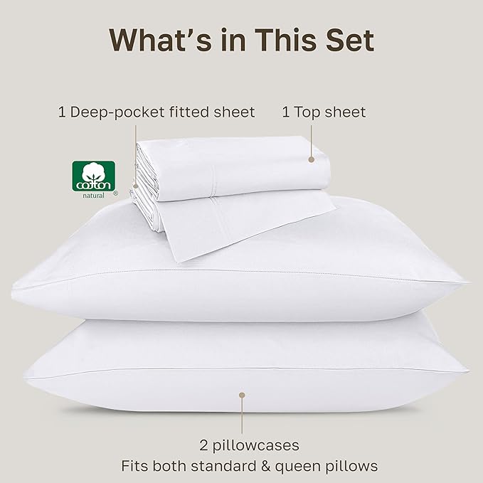 California Design Den Luxury 800 Thread Count 100% Cotton Sheets - Image 4