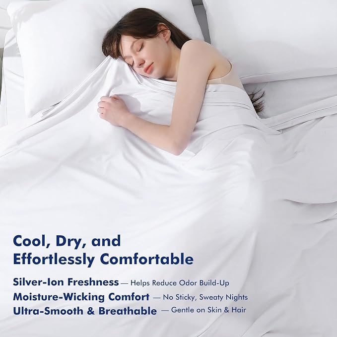 Elegear Cooling Blankets for Hot Sleeper, Arc-Chill 3.0 Cool Fiber - Image 4