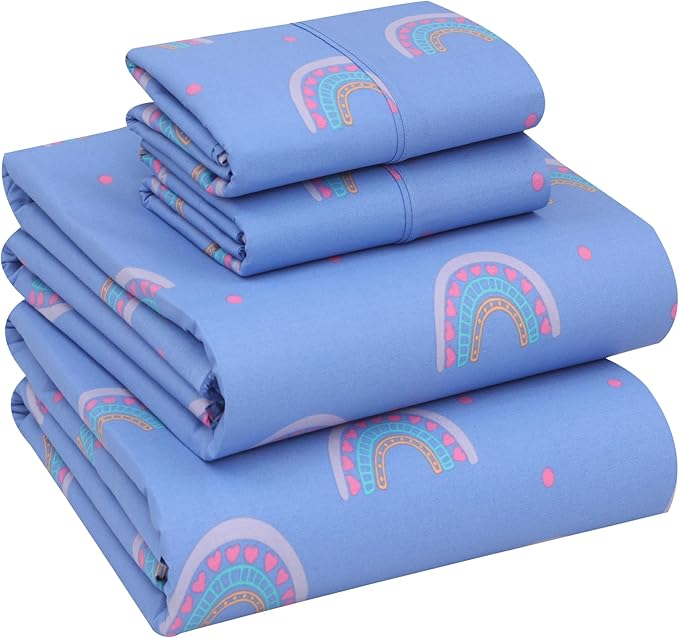 RUVANTI 100% Cotton Sheets – Queen Size Percale Bedding, Cooling & Breathable by Ruvanti