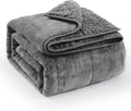 Super Fuzzy Soft Sherpa Fleece Weighted Blanket, 15 lbs Dual Sided Fluffy Heavy by EazfyPro