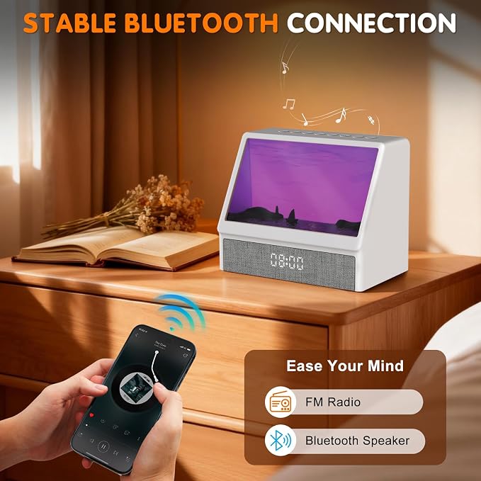 Sunrise Alarm Clock, Wake Up Light Sunlight Alarm Clock - Image 5