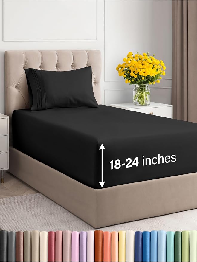 Extra Deep Twin Sheet Set - Image 2