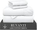 RUVANTI 4 Pcs Cotton Sheets by Ruvanti