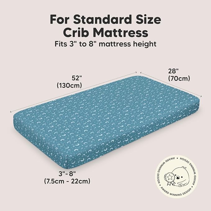 KeaBabies 2-Pack Organic Crib Sheets - Image 2
