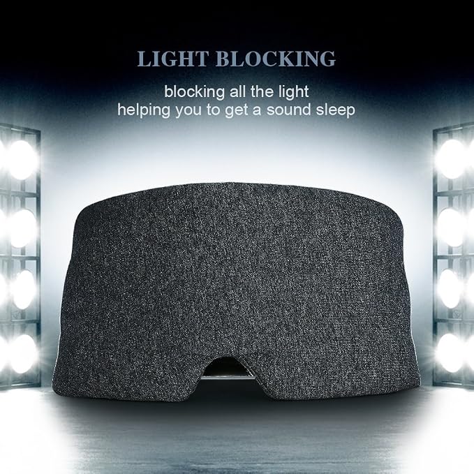 FRESHME Cotton Sleep Eye Mask for Women Men - Image 4