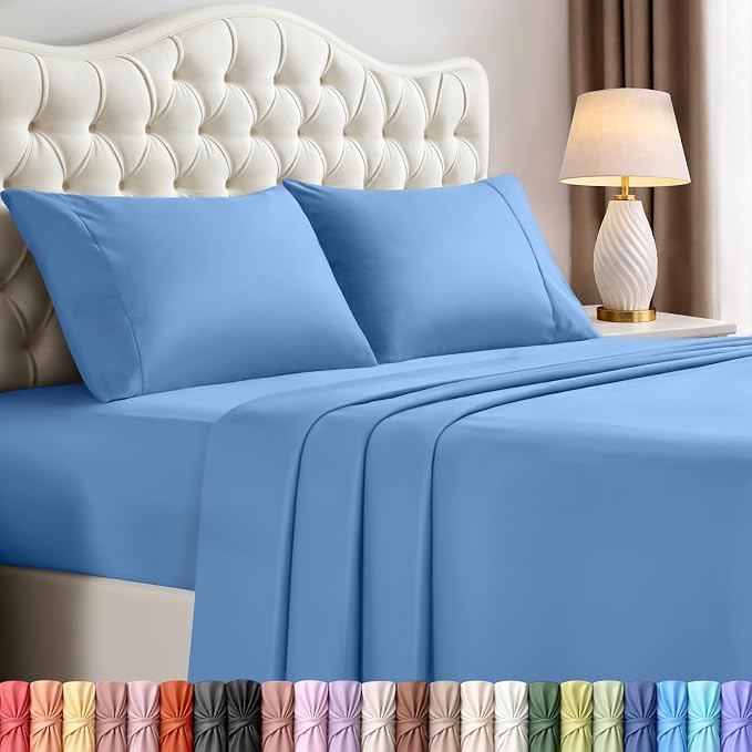 Utopia Bedding King Size Sheet Set – 4 Piece Bed Sheets, Soft and Breathable by UTOPIABEDDING