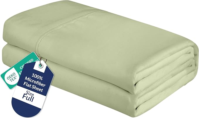 Royale Linens Full Flat Sheet by ROYALELINENS