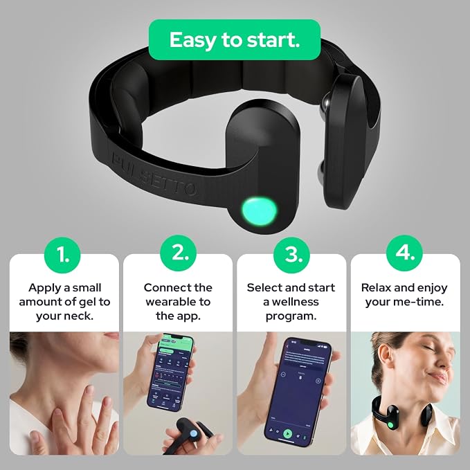 Pulsetto FIT Wellness Wearable – Relaxation, Sleep & Daily Wellness Support - Image 8