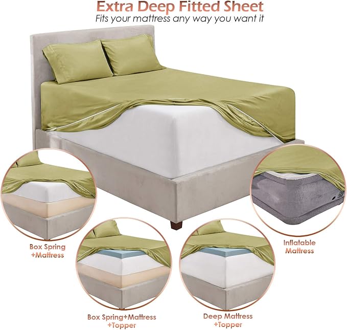 Hearth & Harbor Extra Deep Pocket Sheets - Image 6