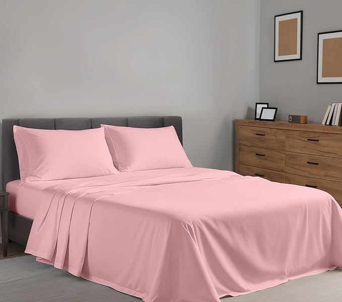 RUVANTI 100% Cotton Sheets – Full Size Percale Bedding, Cooling & Breathable - Image 2
