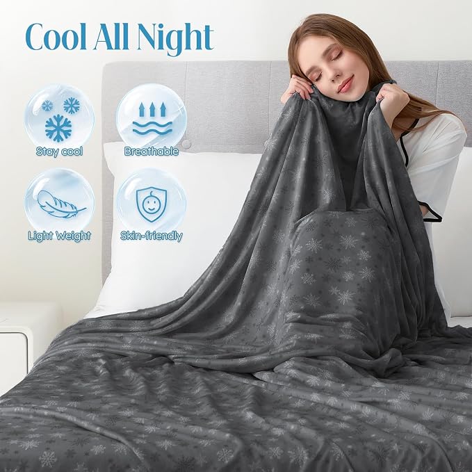 OIGAE Cooling Blanket for Hot Sleepers - Image 3