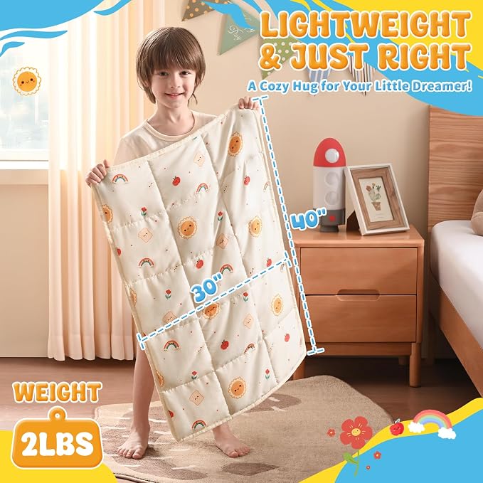 anfie Weighted Lap Pad 2 Pounds, Weighted Blanket Cooling Blanket - Image 3