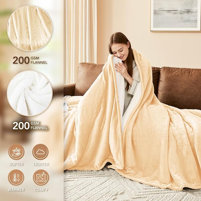 Homemate Heated Electric Blanket King Size - Image 3