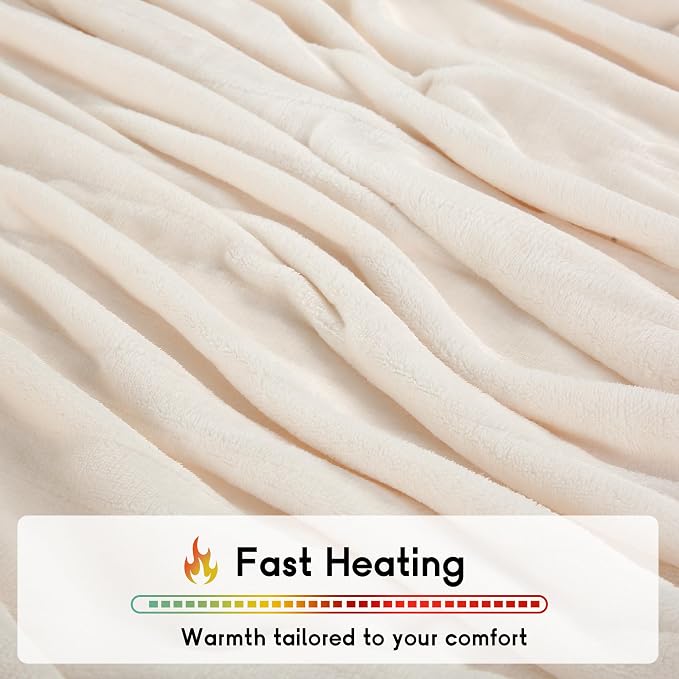 Heated Blanket Electric Blanket King Size 90''x100'' - Image 6