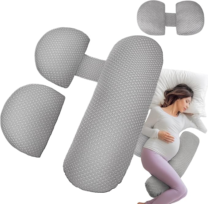 Pregnancy Wedge Pillow for Sleeping, Adjustable Maternity Pillow for Side by Unknown