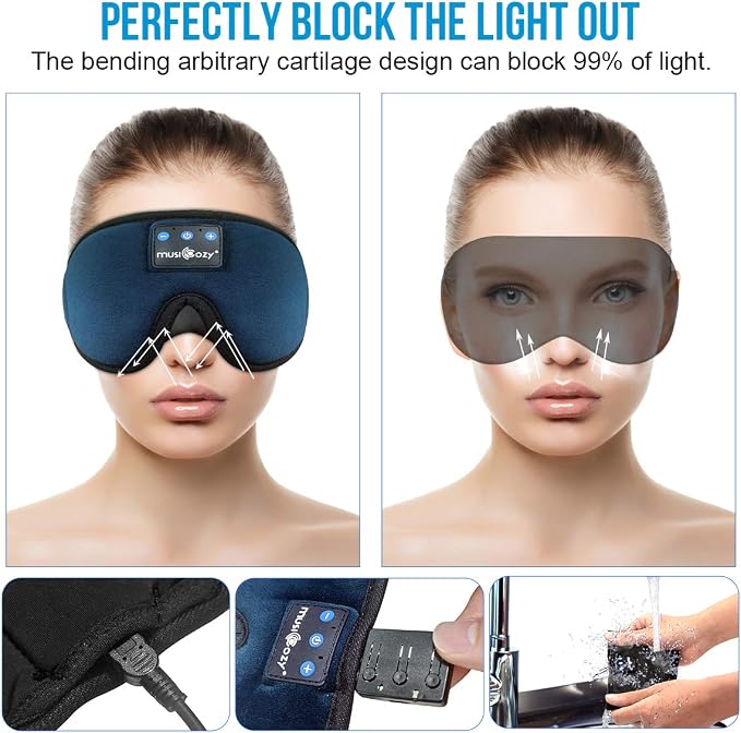 MUSICOZY Sleep Headphones, Wireless Music Earbuds Earphones - Image 7