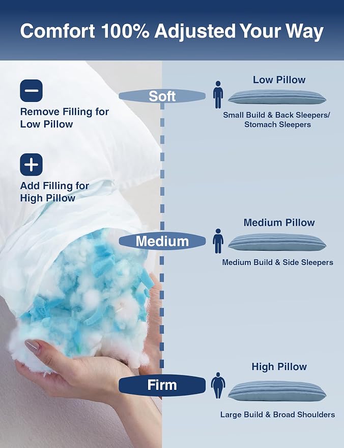 ZonLi Cooling Body Pillow for Adults, Breathable Cooling Fabric - Image 6