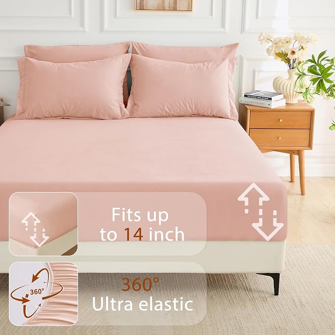 MUXHOMO 5 Pieces Twin XL Comforter Set, Soft Bed in a Bag Twin XL Size - Image 6