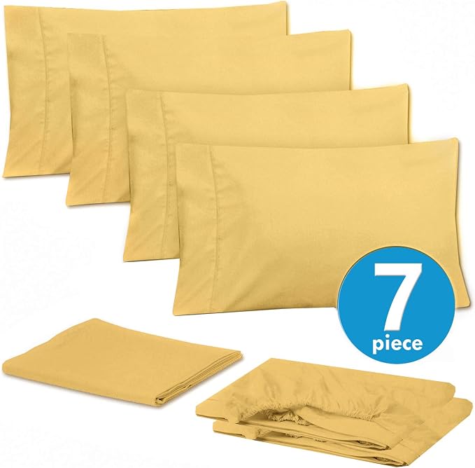 Sweet Home Collection 6 Piece 1500 Supreme Collection Brushed Microfiber Deep - Image 3