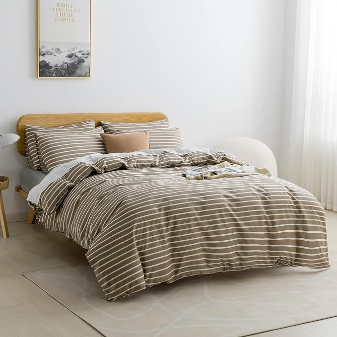 JELLYMONI Twin Duvet Cover Set, Cotton Duvet Cover 2 Pieces - Image 2