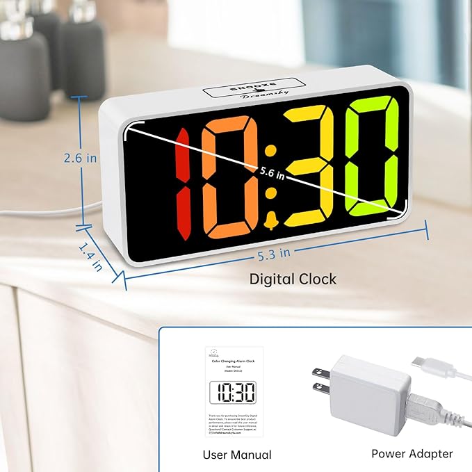 DreamSky Small Digital Alarm Clock - Image 7