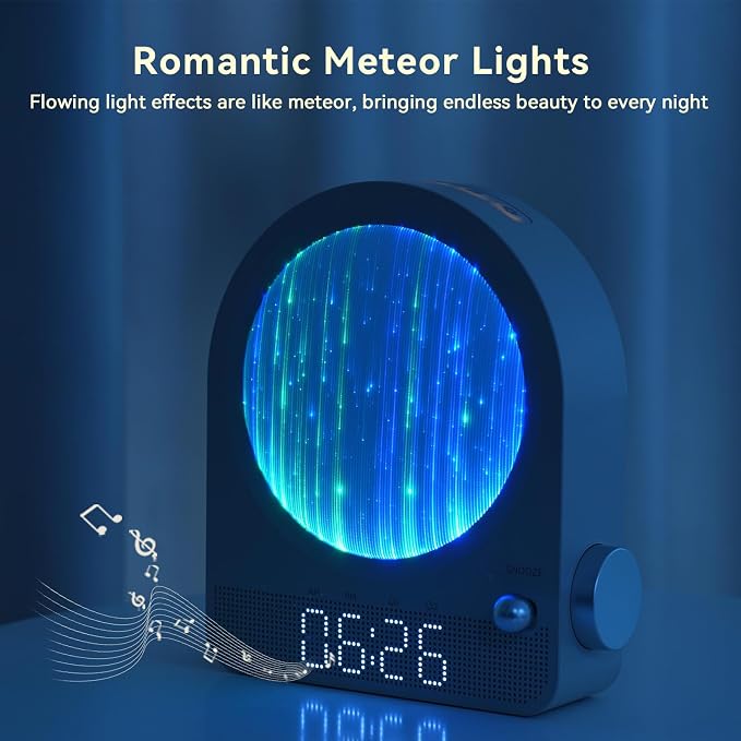 Vivilumens Sound Machine Alarm Clock, Gentle Sunrise Wake Up Light Alarm Clock - Image 5
