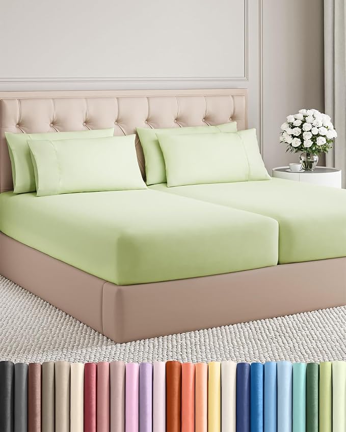 Split King 7 Piece Sheet Set by CGKUnlimited