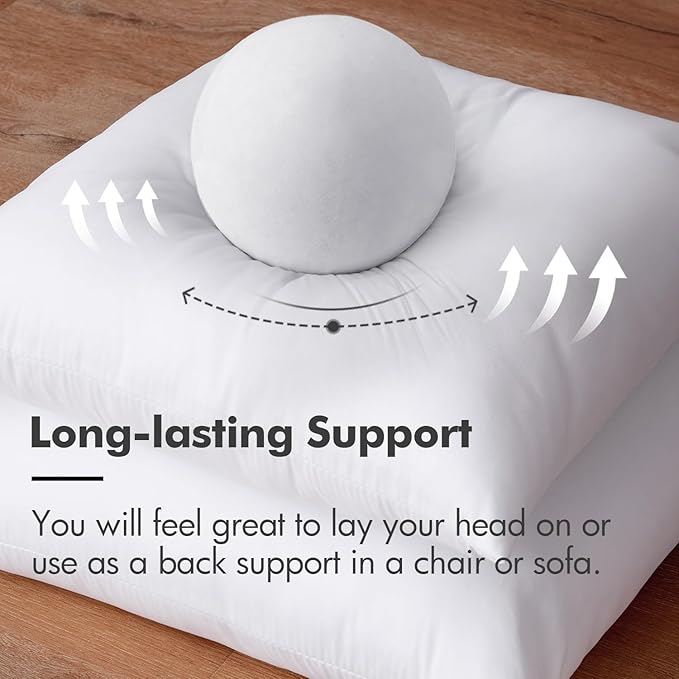 MIULEE Throw Pillow Insert Premium Pillow Stuffer Sham Rectangle - Image 3