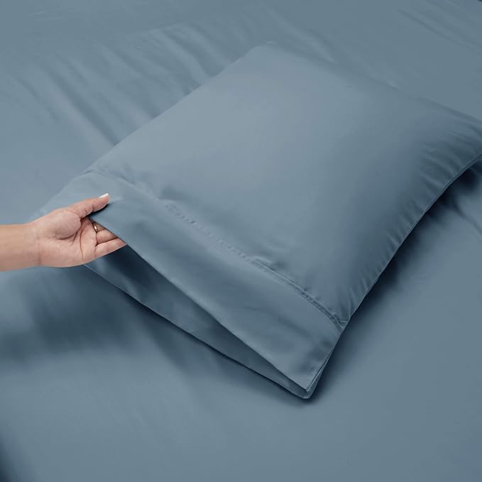 Hearth & Harbor Bed Sheets, Luxury Soft 6 Piece Bed Sheet Set Extra Deep Pocket - Image 6
