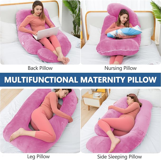 AS AWESLING Shredded Memory Foam Body Pillow, Pregnancy Pillows - Image 7