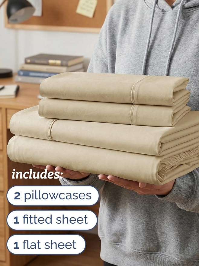 Twin XL 4 Piece Sheet Set - Image 3