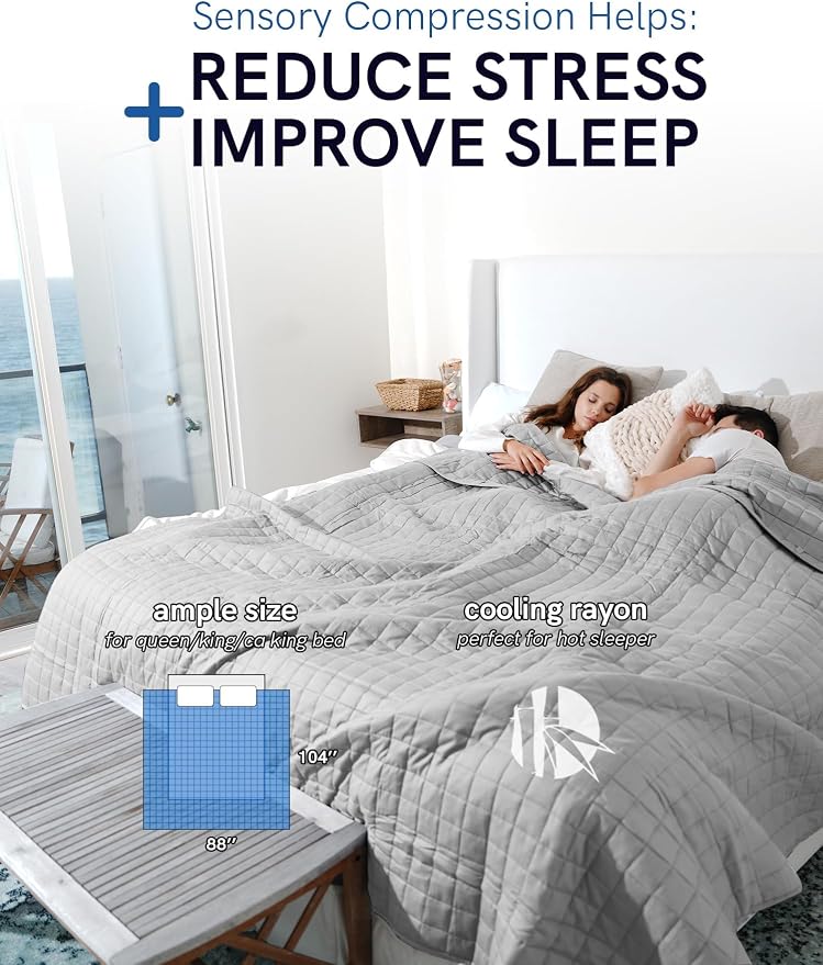 YnM King Size Cooling Weighted Blanket - Image 5