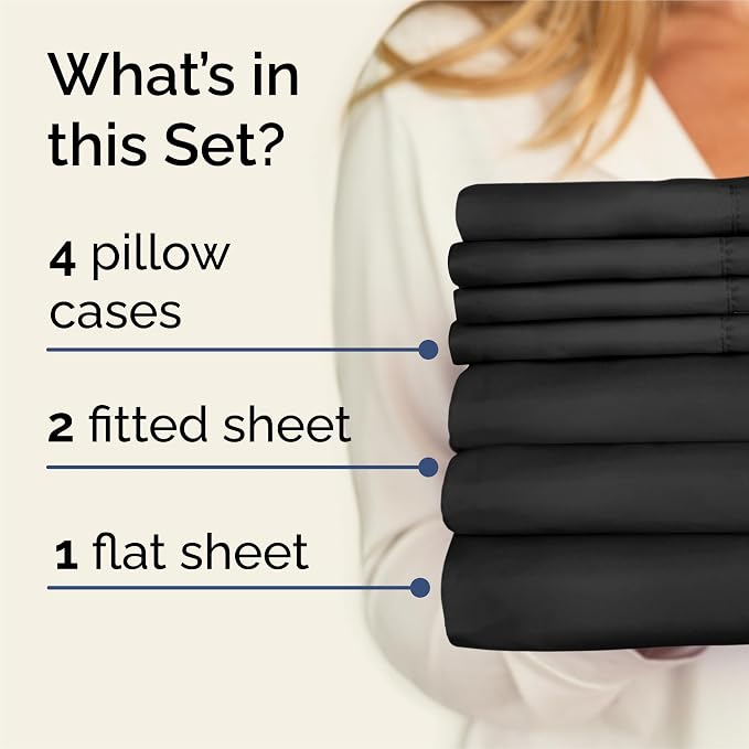 Split King 7 Piece Sheet Set - Image 2