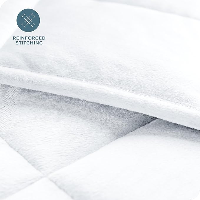 Bare Home Weighted Blanket Queen Size 17lb - Image 8